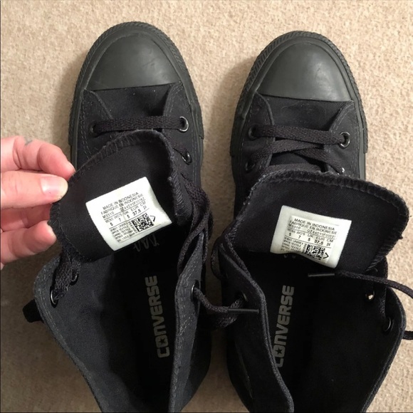 ‼️SOLD‼️Black High Top Converse - Picture 4 of 4